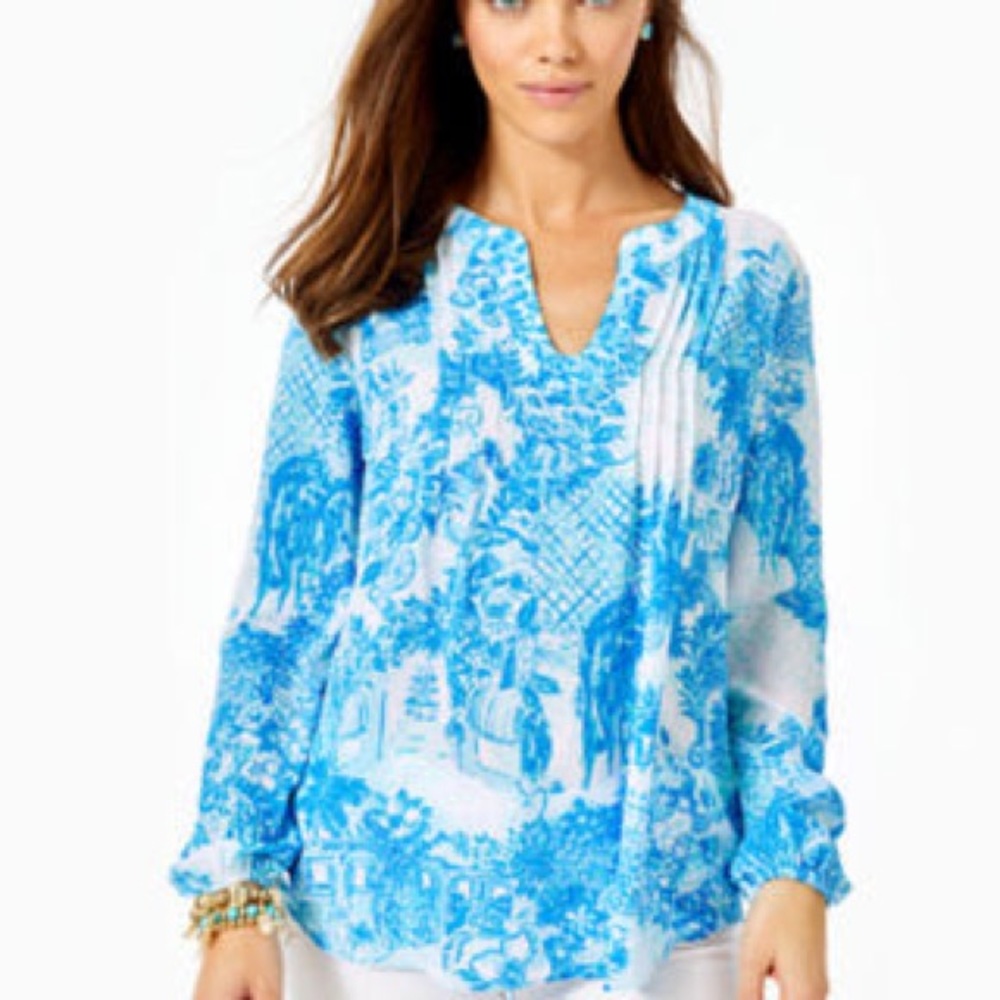 Lilly Pulitzer Colby Top XL